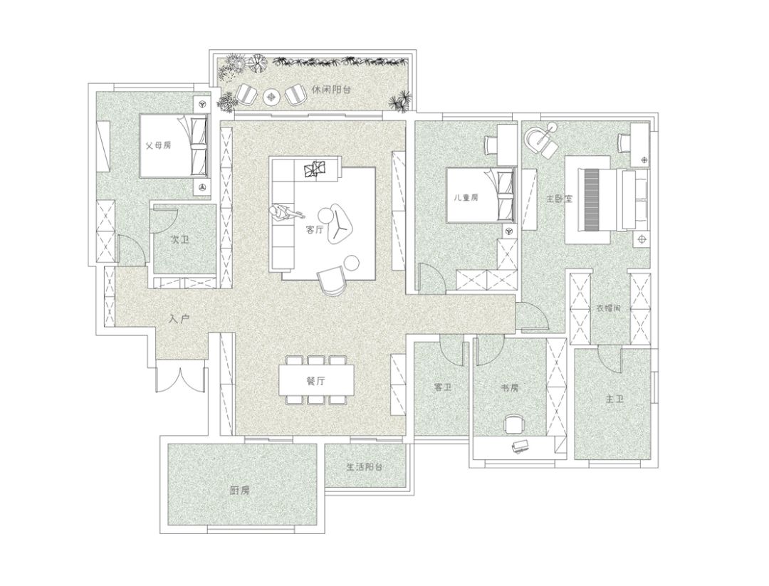 星辰大海的现代家居丨中国成都丨清羽设计-15