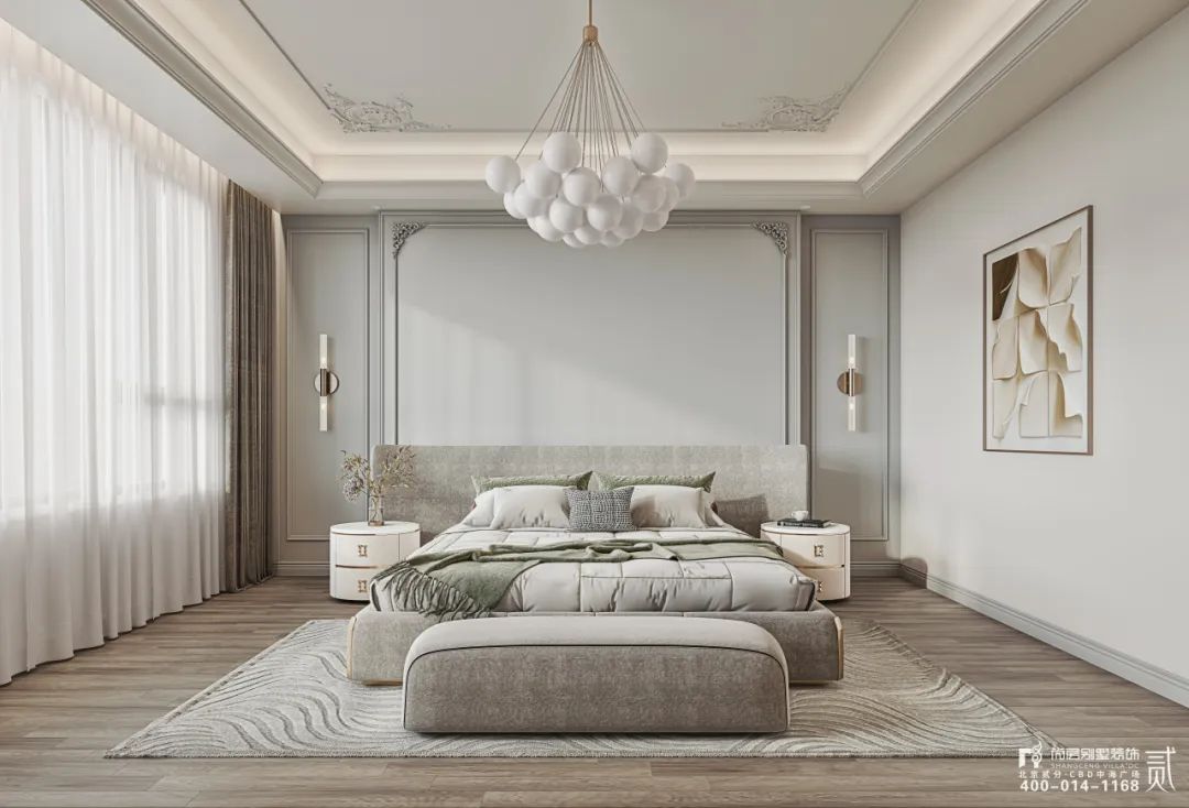 全案整装 | 460㎡现代法式，隔绝外界嘈杂，尽享松弛生活，浪漫人生！-46