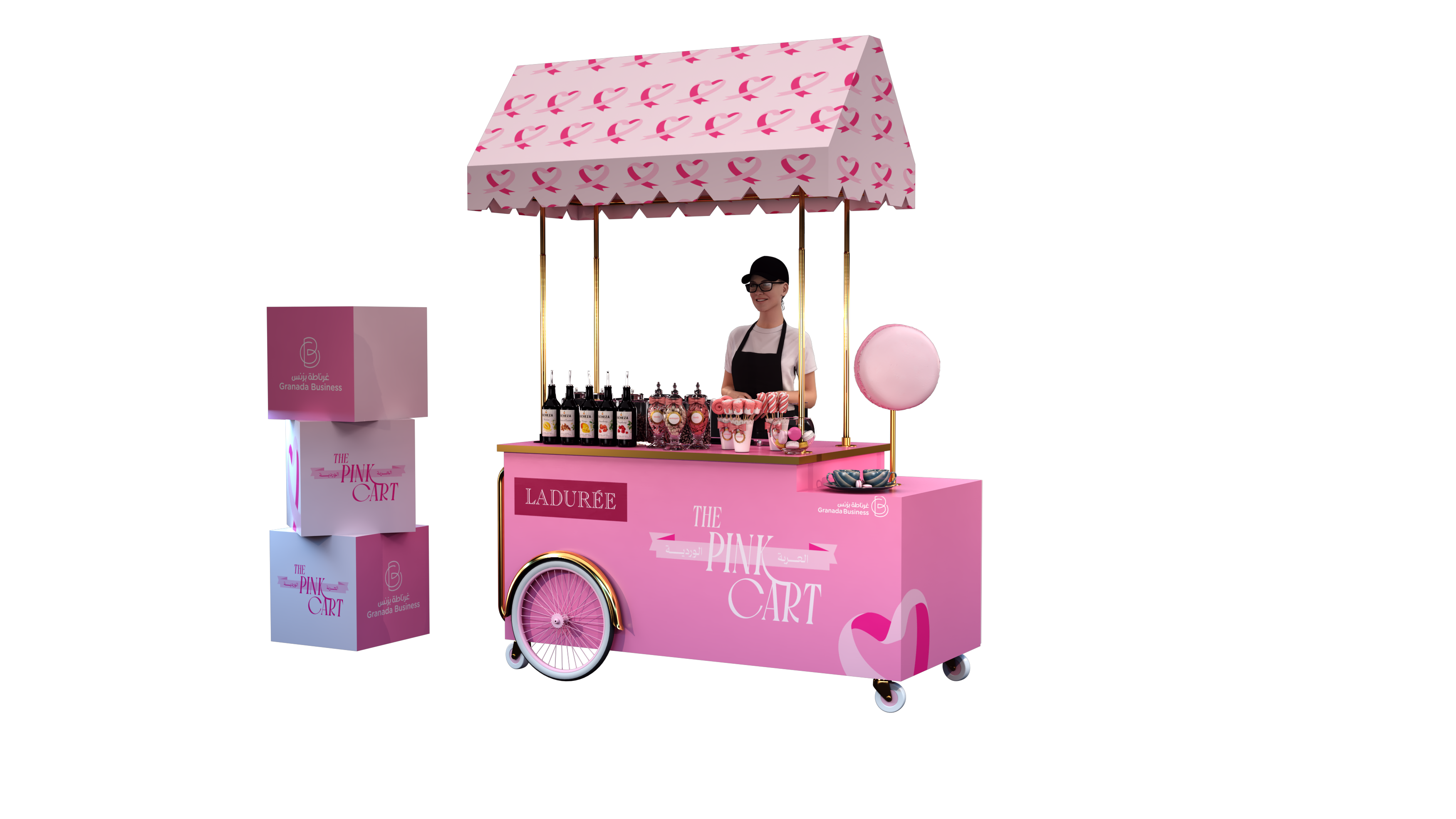 Pink booth for Granada Mall-6