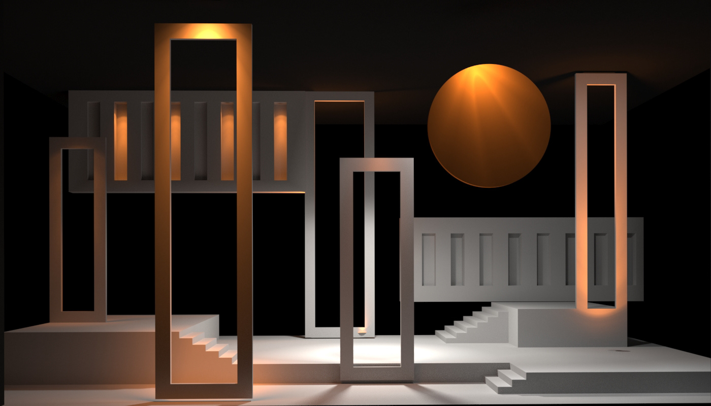 《阿肯那顿》歌剧舞台设计-10