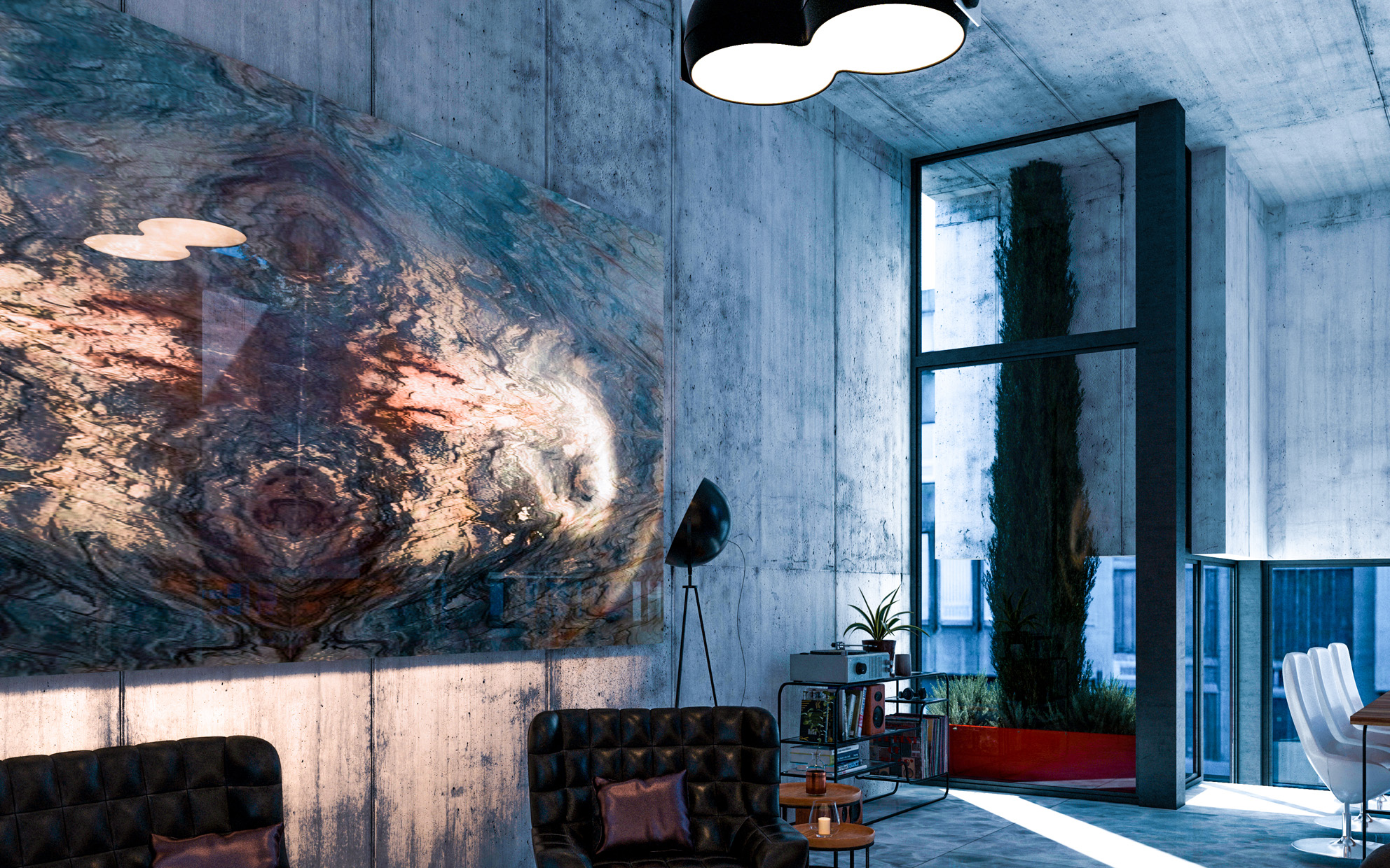 石材艺术空间的和谐融合丨shenakhteh studio-13