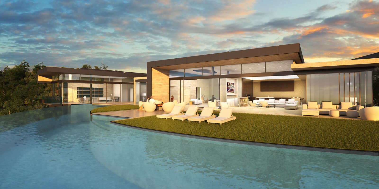 山间别墅（王氏住宅）丨美国-25