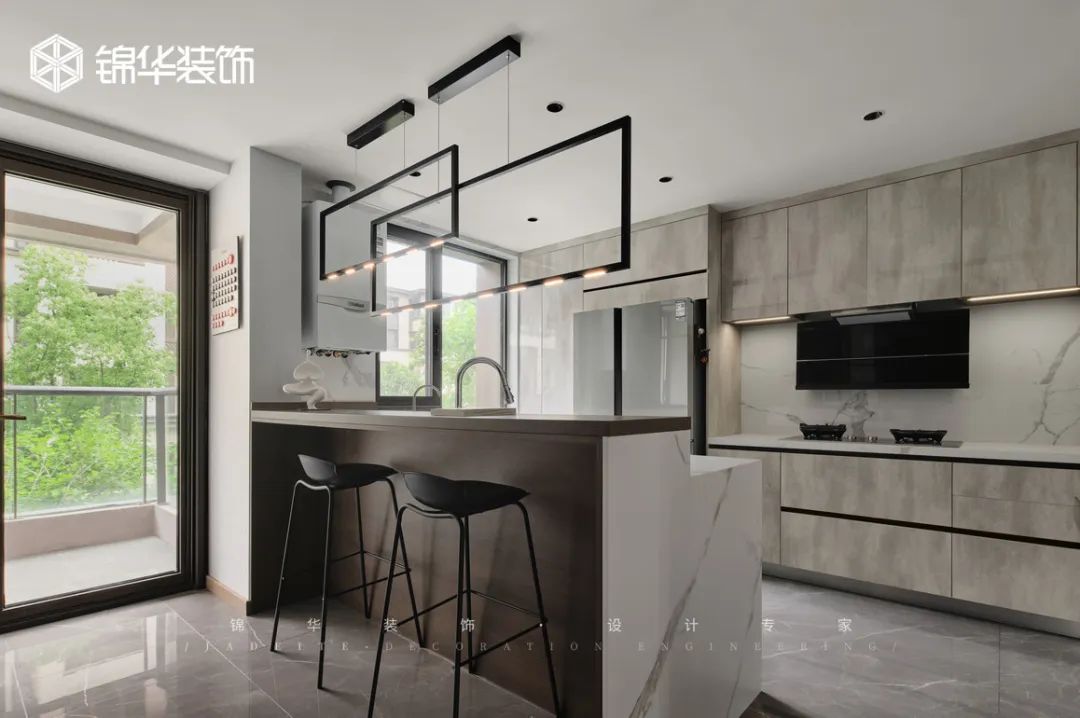 南京阅山居 160㎡现代简约家居设计丨中国南京丨锦华装饰-22