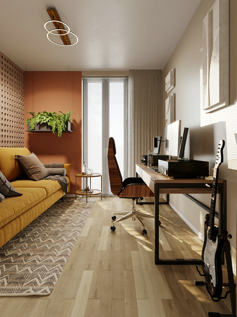 波兰 113㎡波西米亚风住宅设计-16