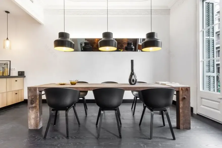 巴塞罗那 Eixample 区时尚 Scandinave 公寓设计-5