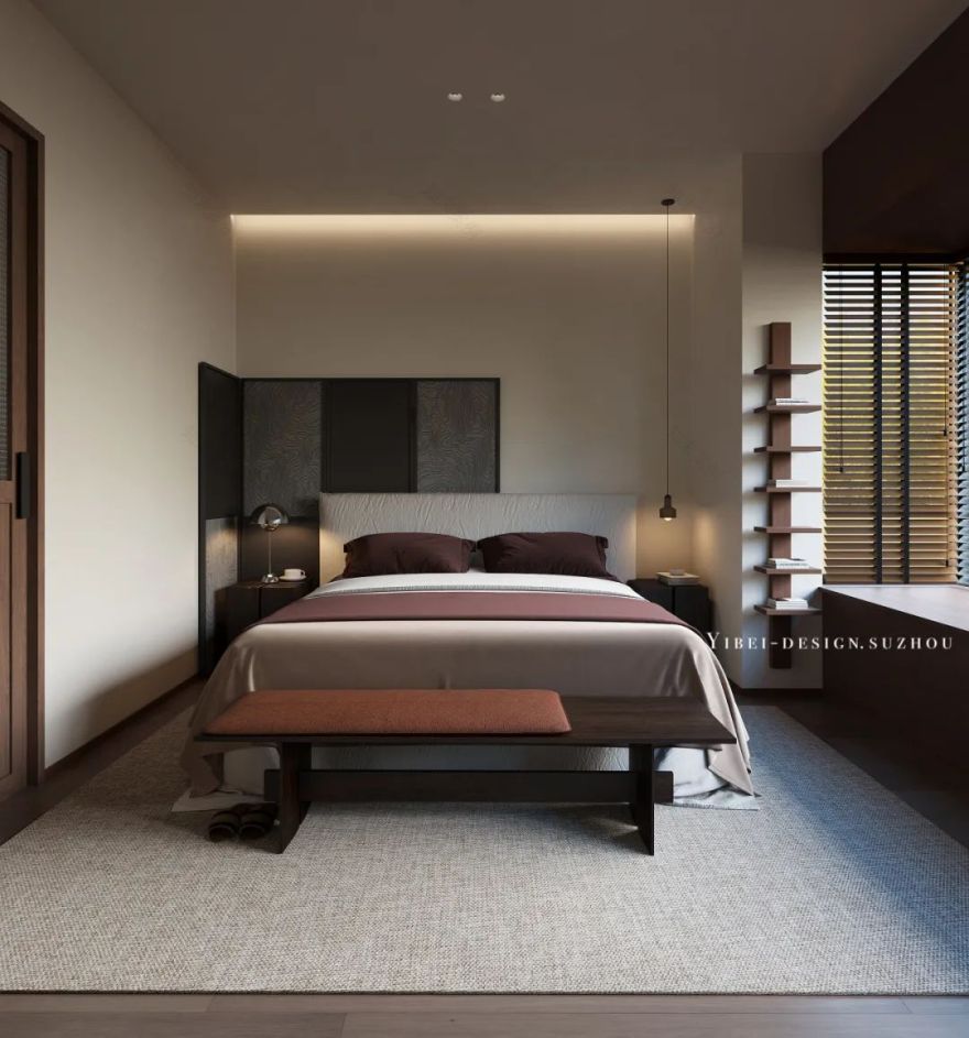 苏州老钱风家装设计丨中国苏州丨YIBEI DESIGN-23