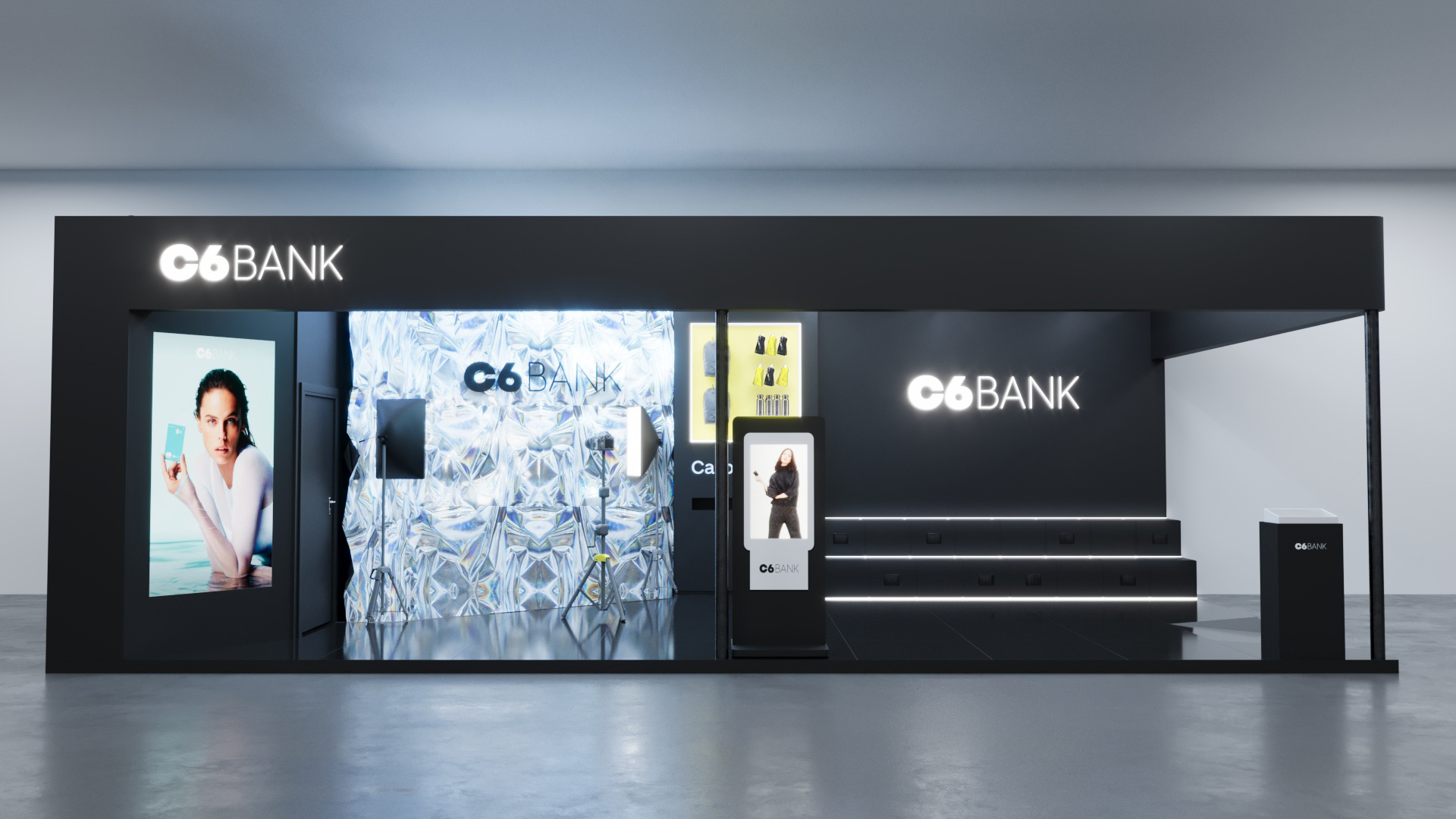 C6 Bank 银行展位设计丨巴西圣保罗-5