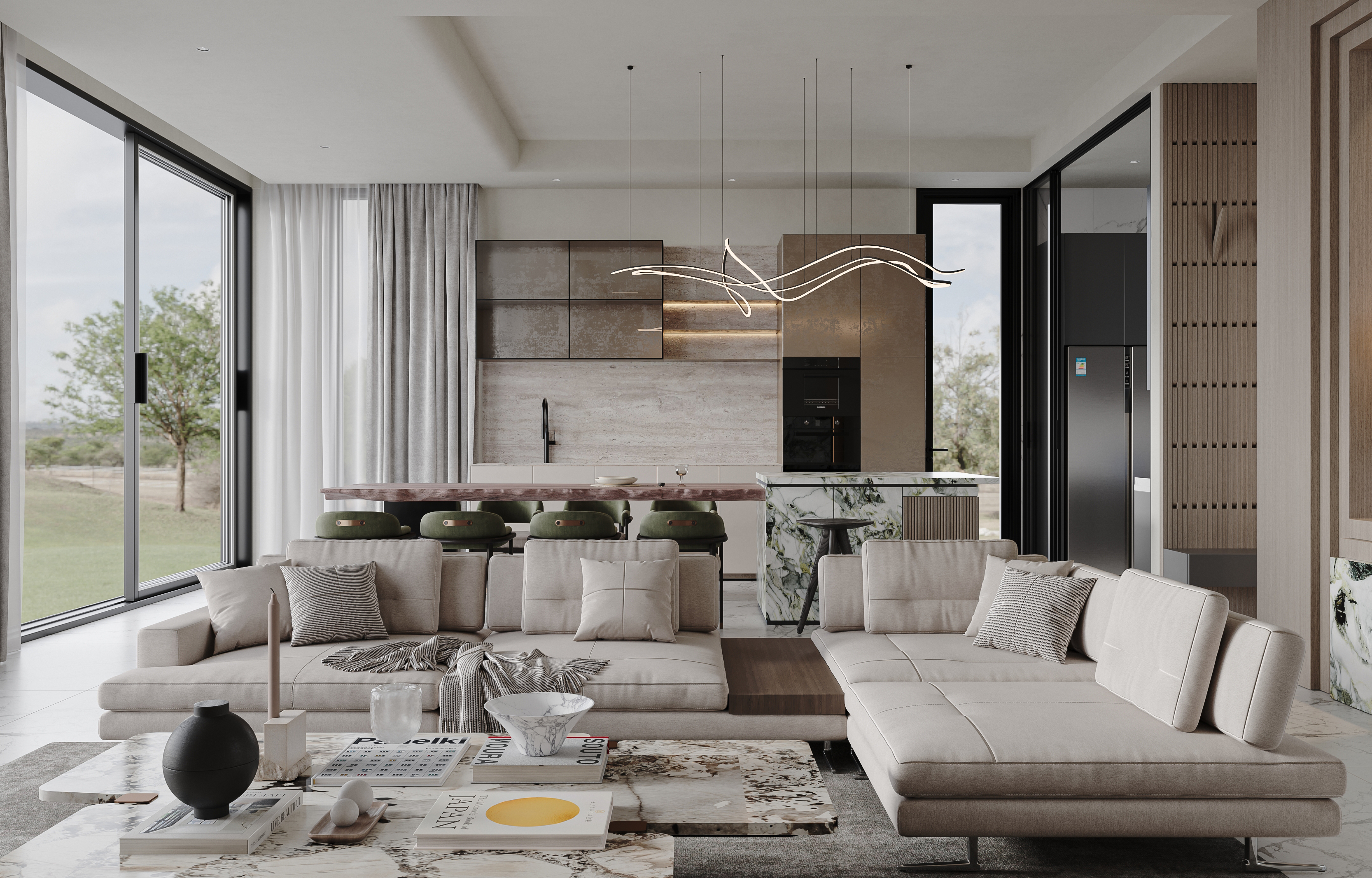 现代轻奢 豪宅别墅-1