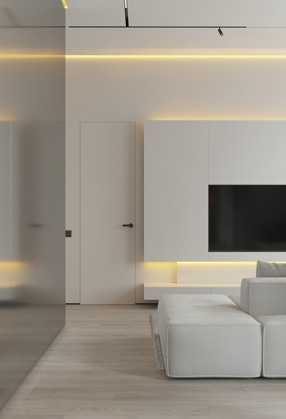 81平 现代简约小空间设计-4