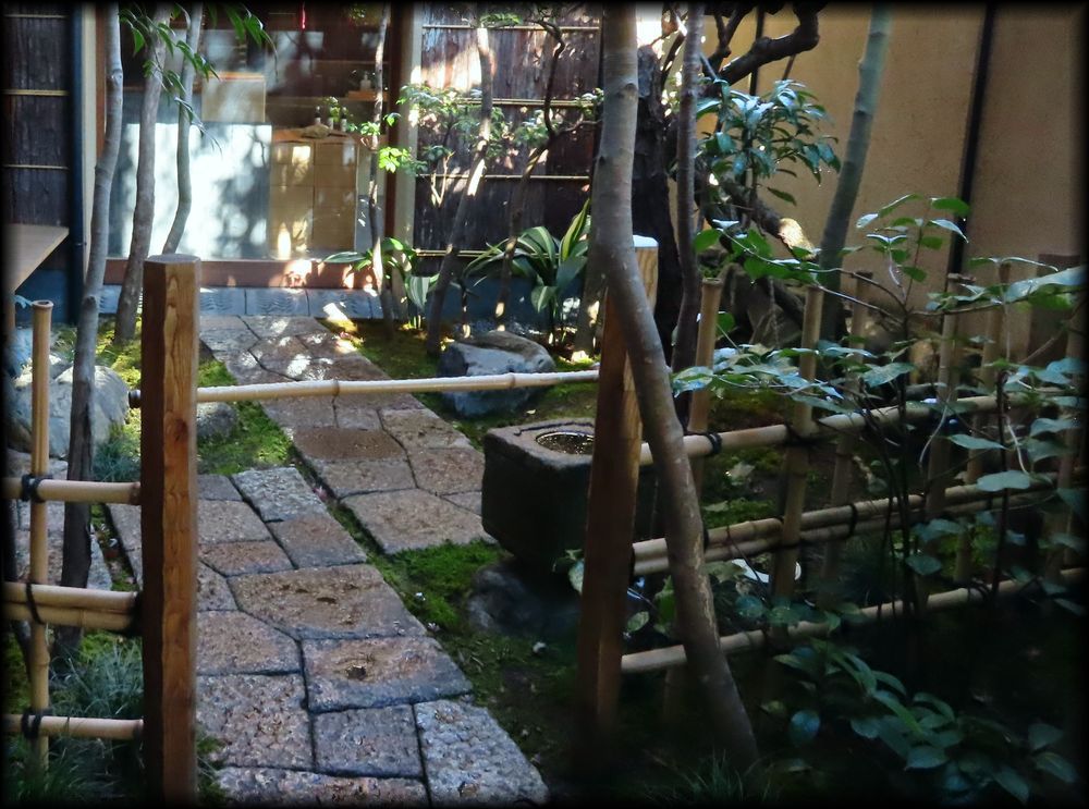 本家尾張屋本店坪庭丨日本京都-15