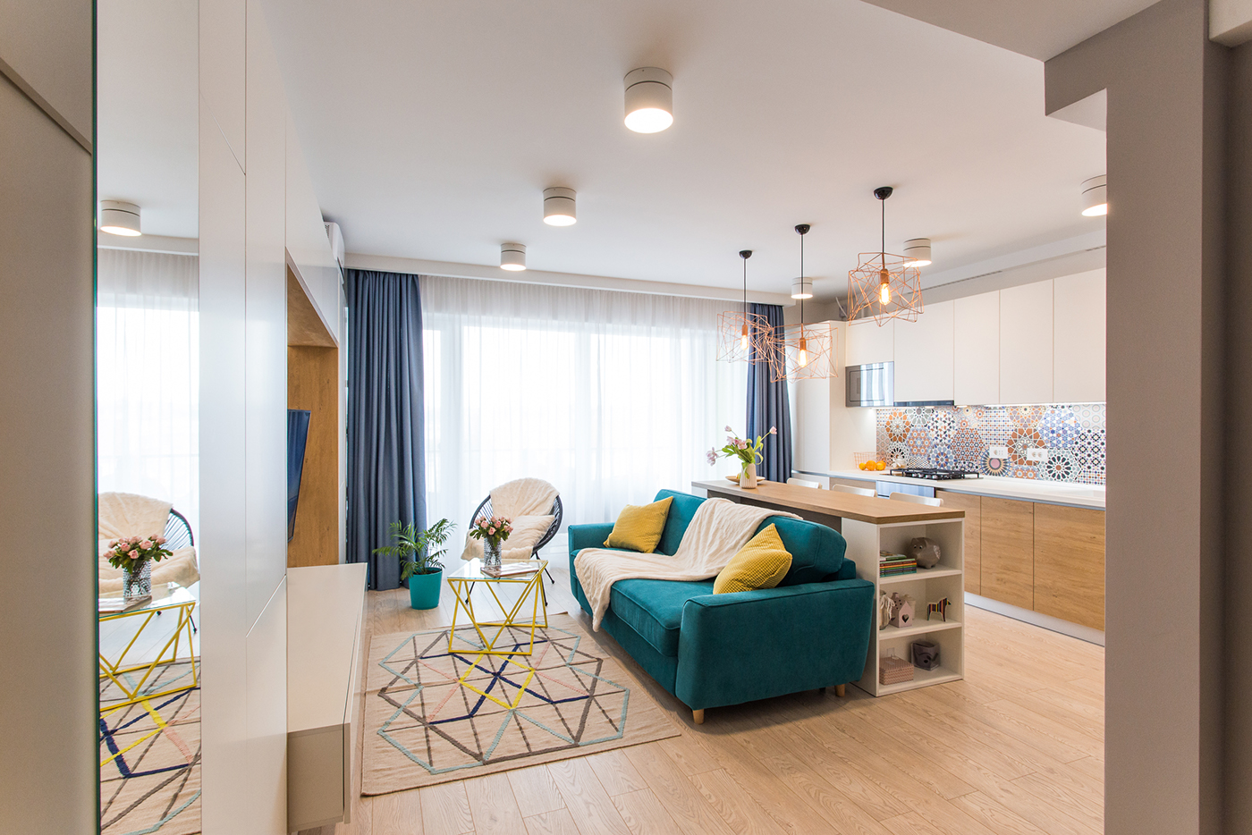 64平米年轻情侣明亮公寓设计丨RomaniaOradea-11