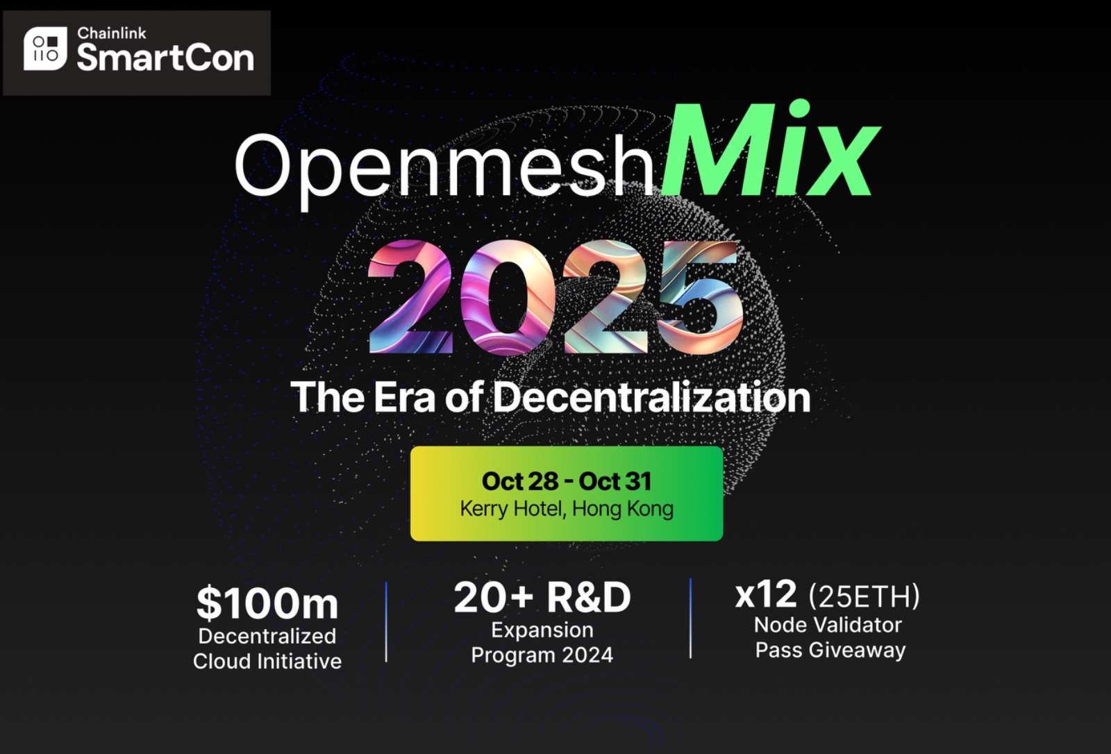 Openmesh approved booth at Chainlink expo Hong Kong-2