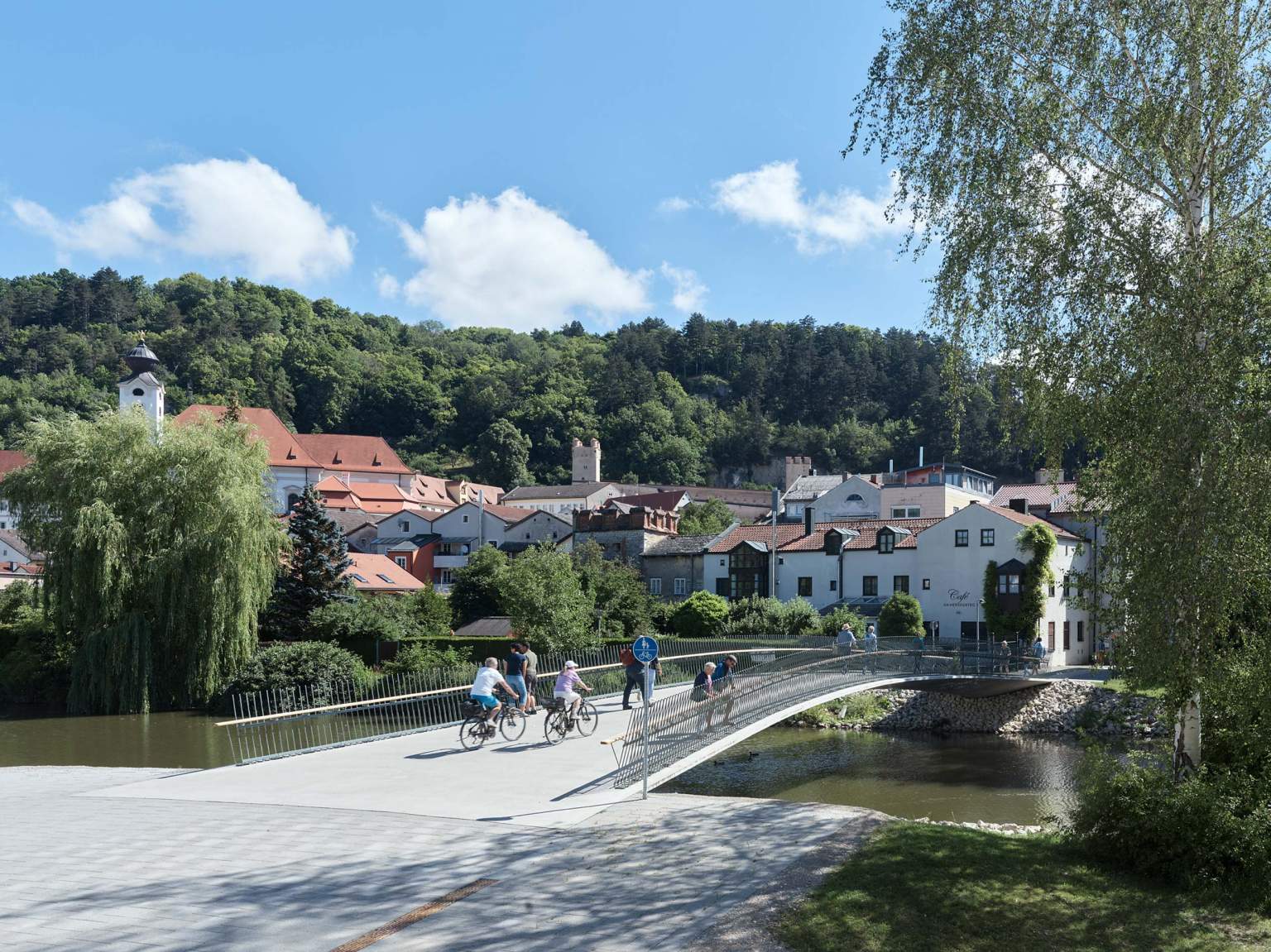 Herzogsteg Eichstätt · 新行人与自行车桥丨Team J2M（Christoph Mayr等）-4