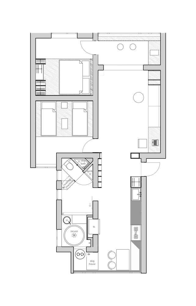 Remodeling a Small Apartment That is 21 Years Old-27