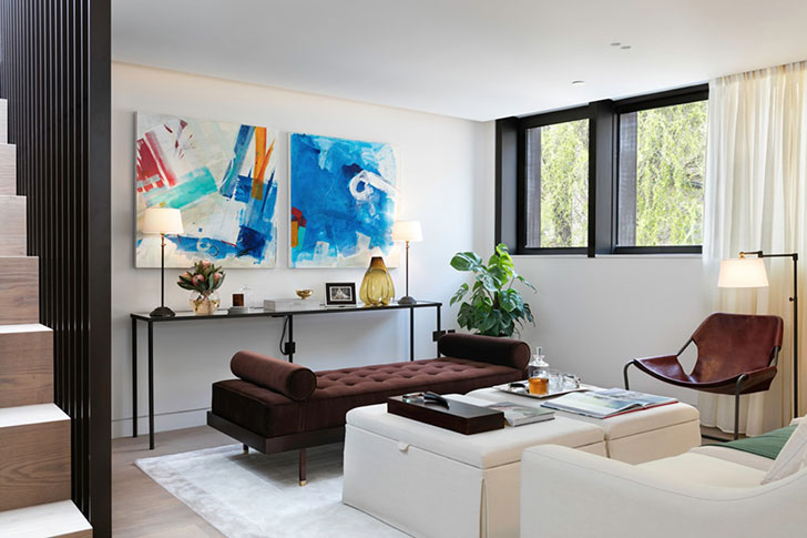 伦敦现代简约风格联排别墅-26