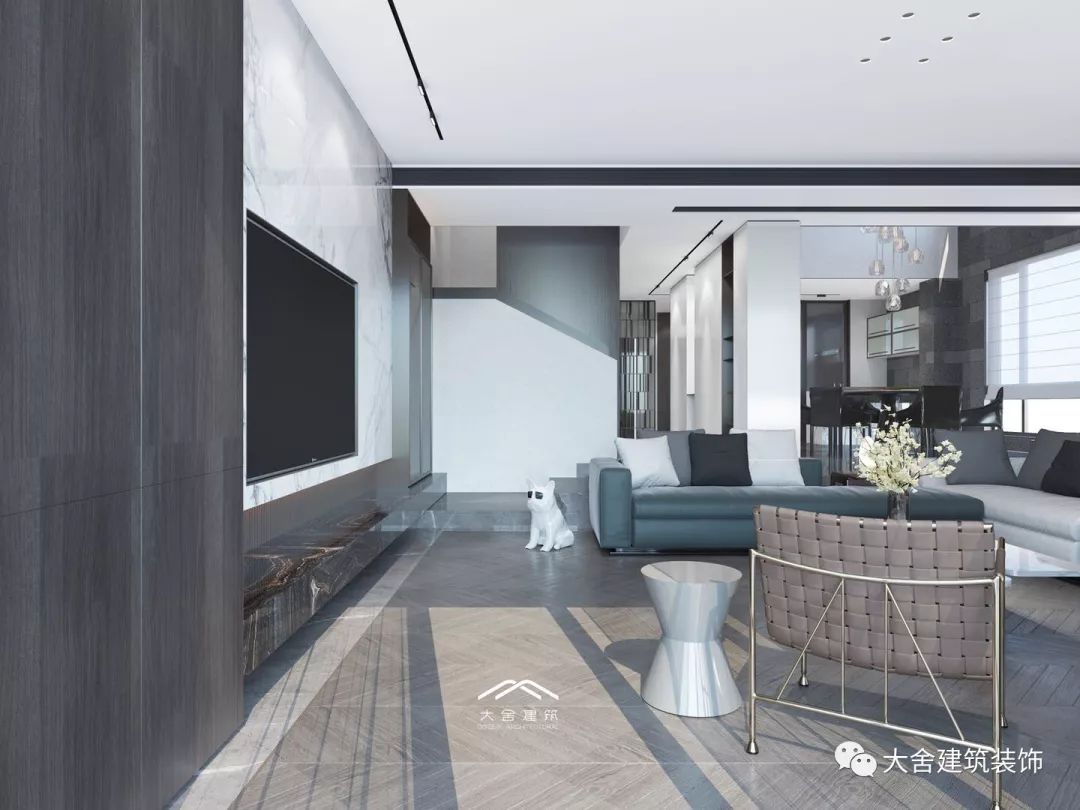 绍兴上虞别墅现代简约轻奢设计案例-19