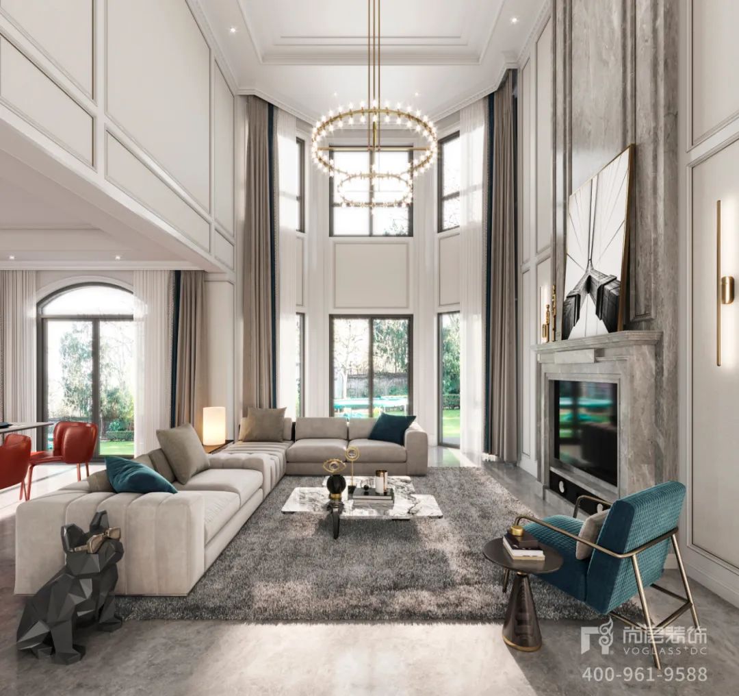 尚层装饰陈洪兵 | 自由精神世界的尊雅别墅设计-11