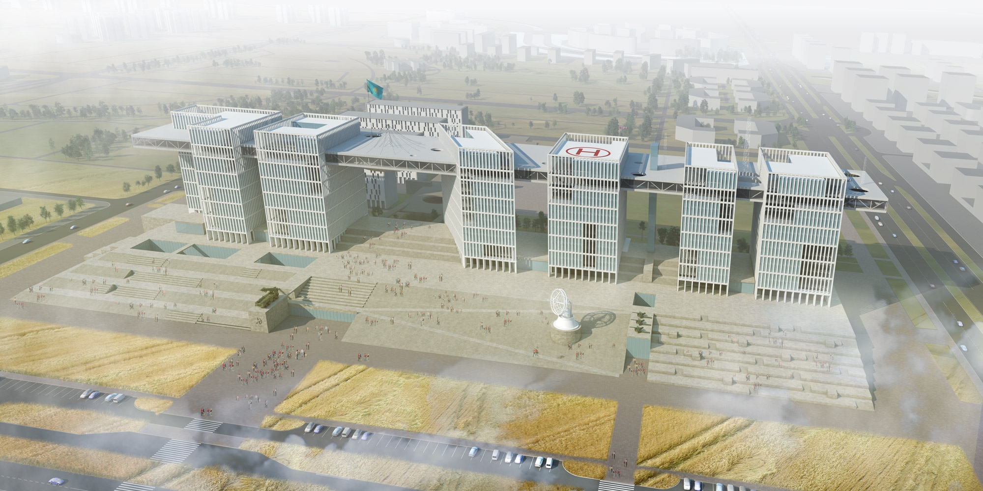 多功能国防部大楼 · 现代设计与多功能空间的完美结合-3