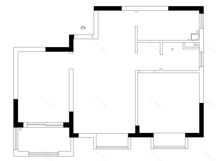 85㎡北欧风中海桃源里,小户型大设计!-6