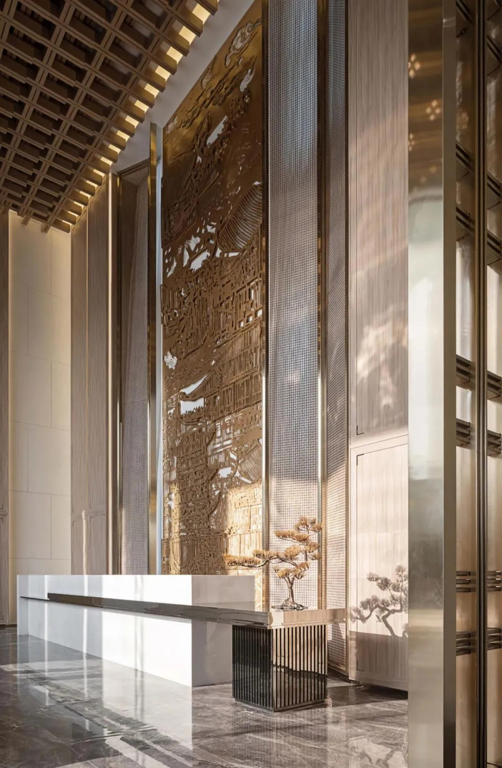 西安中梁鎏金云玺售楼处丨中国西安丨鲲誉设计 KUNYUDESIGN-23