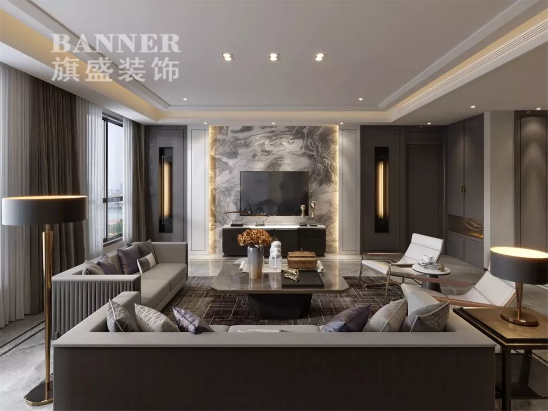 现代风格家居，打造 339㎡多功能空间-31