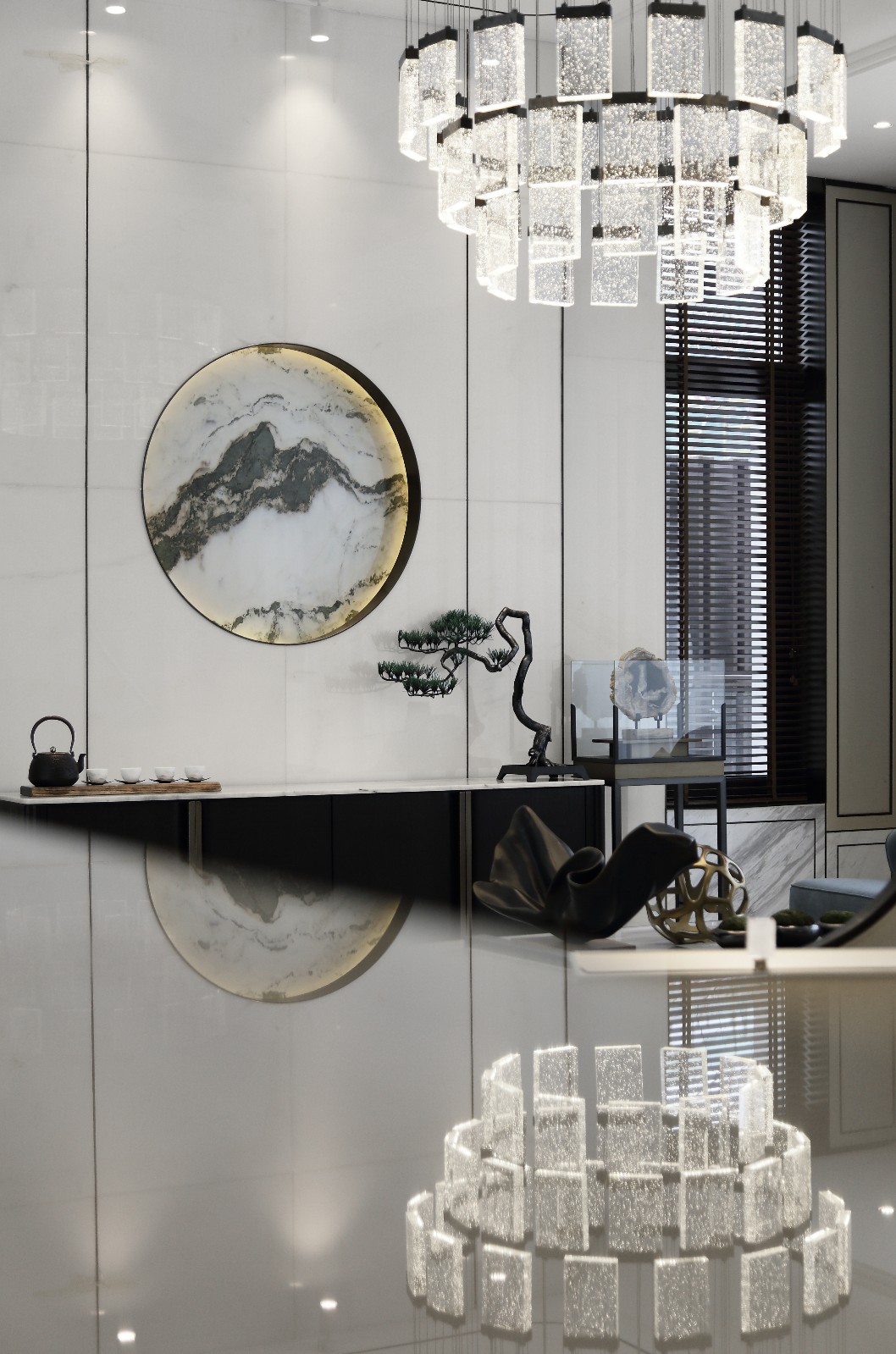 广东佛山信财置业绿岛湖项目合院别墅样板房  INNEST意巢设计-13