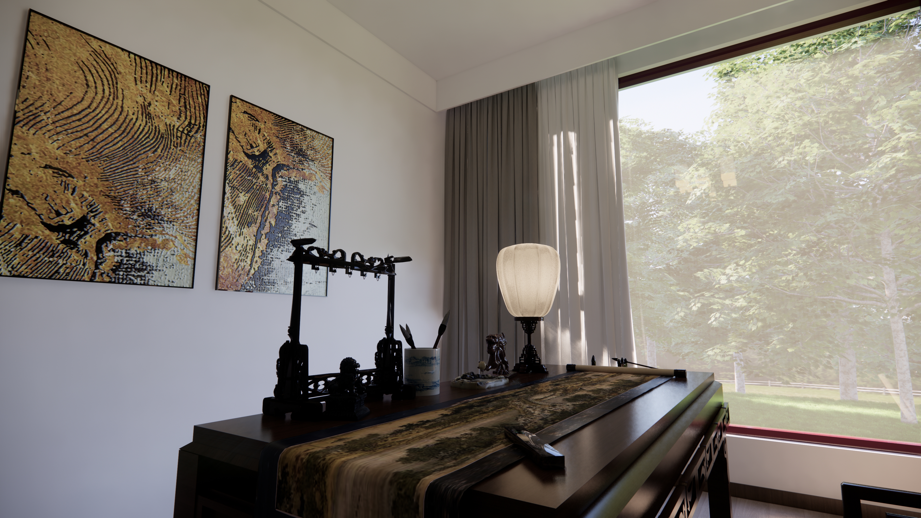 平湖瑞园中式别墅-14