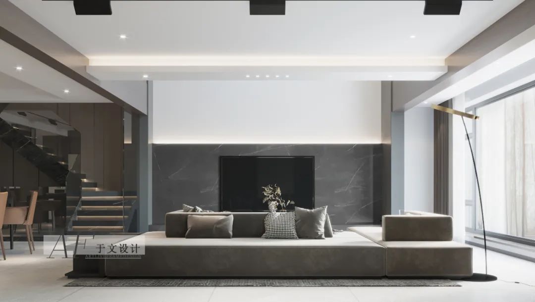 龙湖·天璞 300㎡轻奢叠墅,极简空间秩序诠释生活美学-33