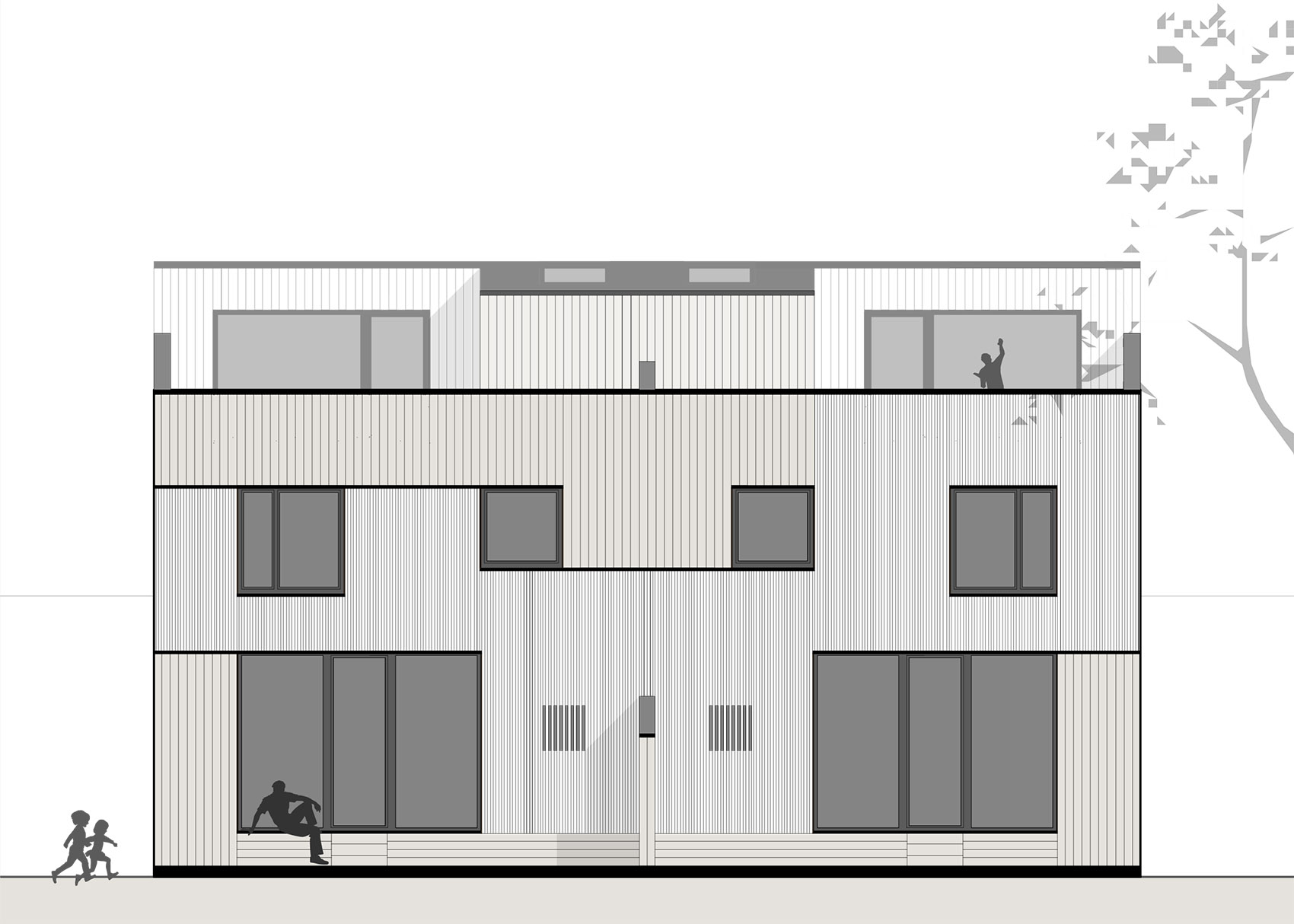山坡上的半独立式住宅,奥地利 / MWArchitekten-42
