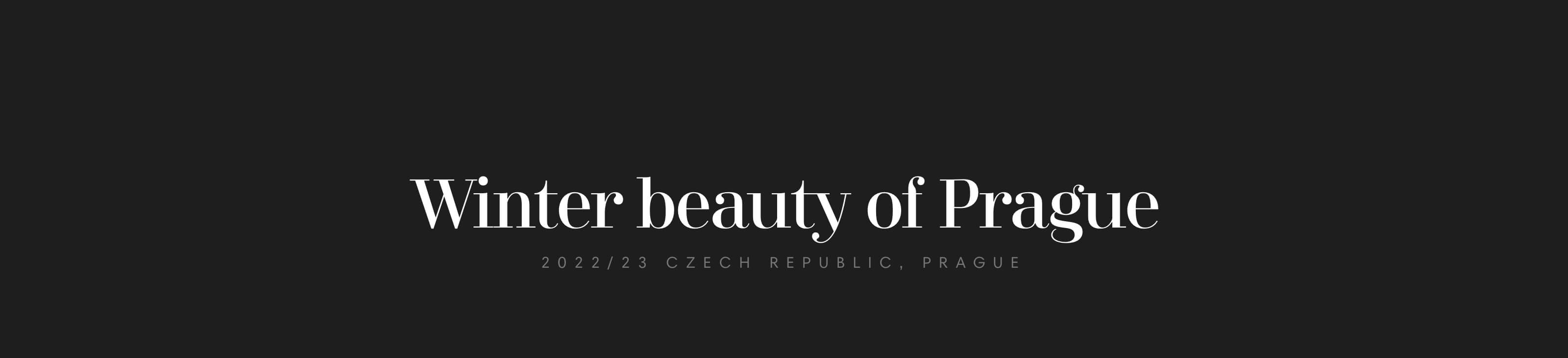 布拉格的冬日之美丨CzechPrague-0