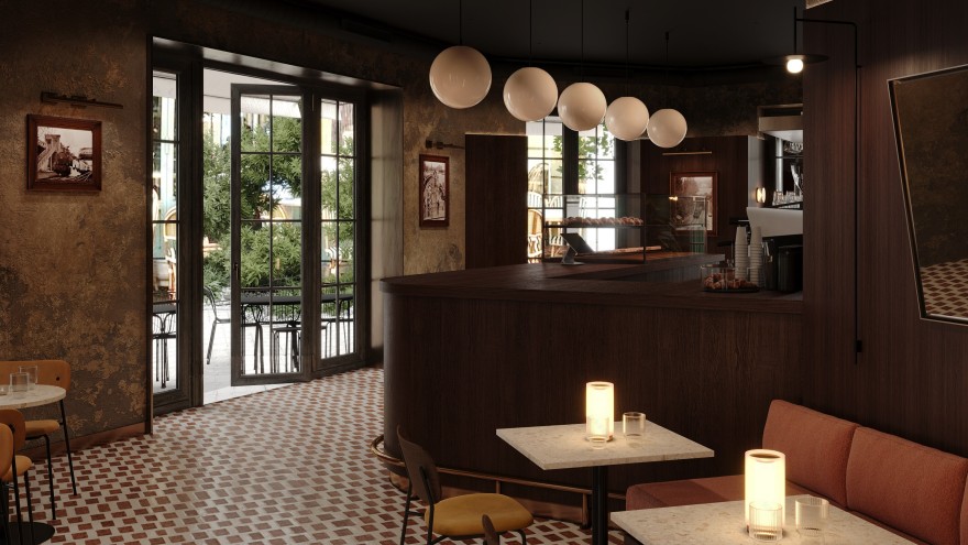 巴黎格伦内勒车站售票处咖啡馆设计概念丨法国巴黎丨Murad Seyid-7