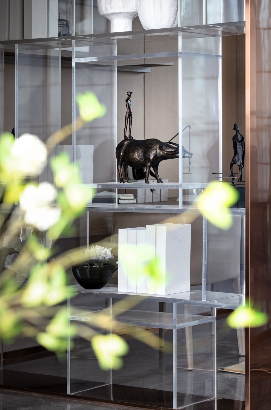 新中式样板房丨徜徉在东方禅意的美学中-37