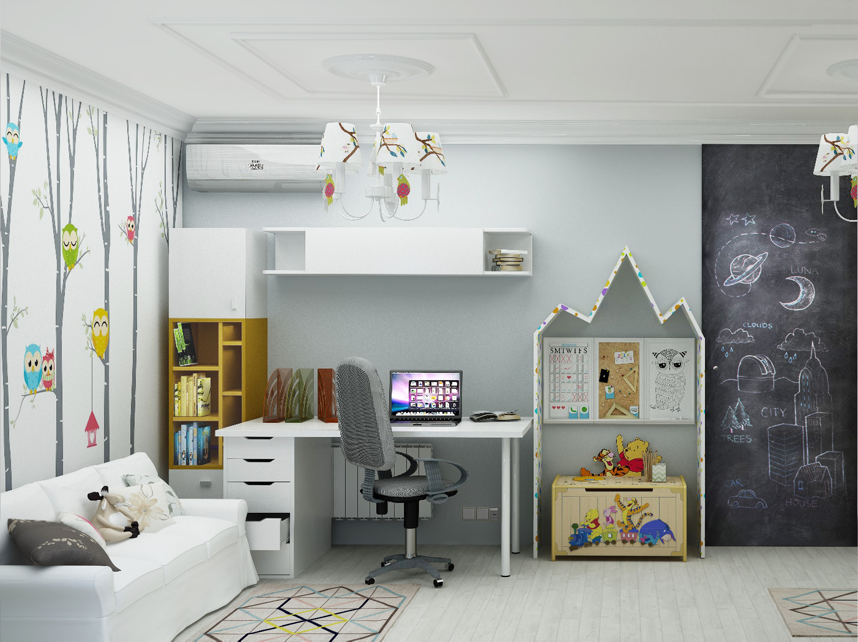 Сhildren bedroom interior-1