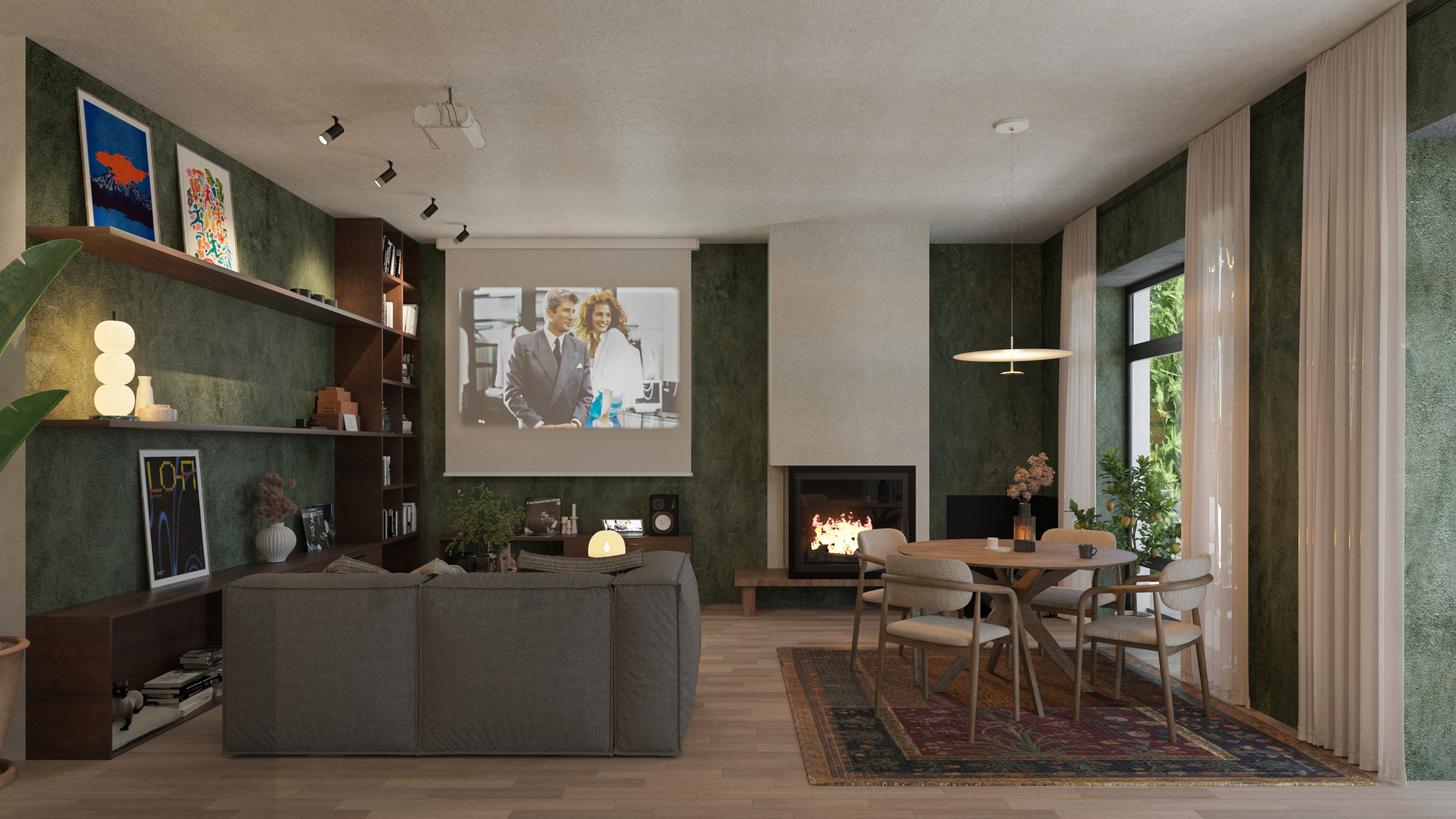 乌克兰基辅地区私人住宅室内设计项目-28