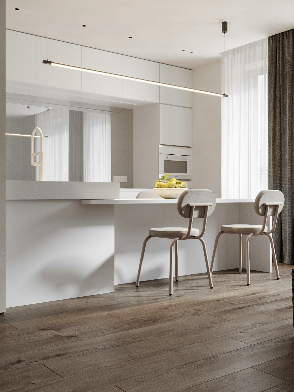 胡桃木与高级灰简约小家设计-7