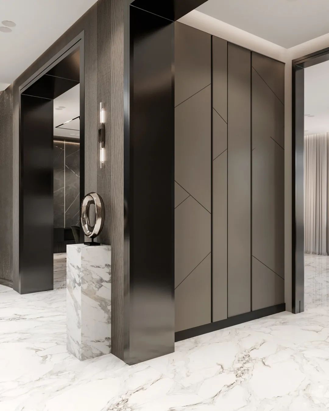 阿塞拜疆巴库现代轻奢公寓设计丨Aytan Guliyeva-18