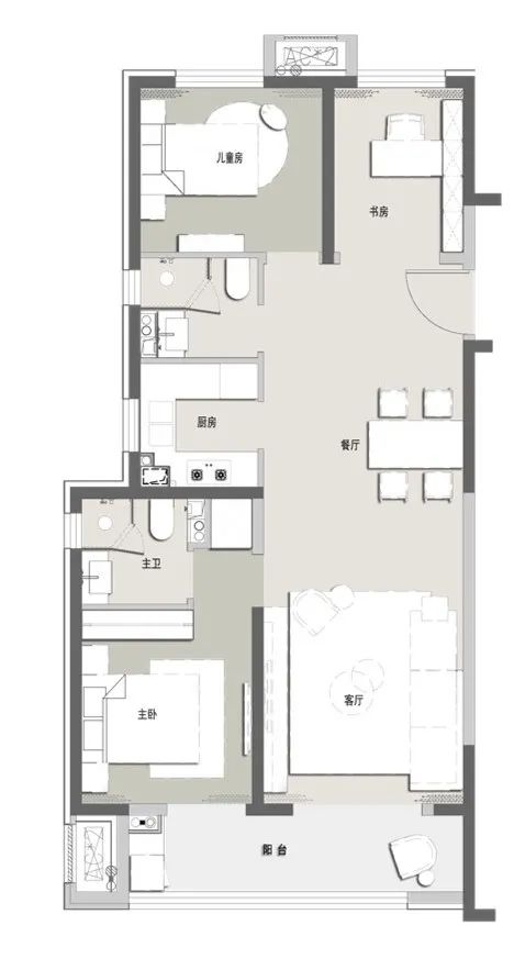 都会生活，现代艺术风格的奢雅空间-74