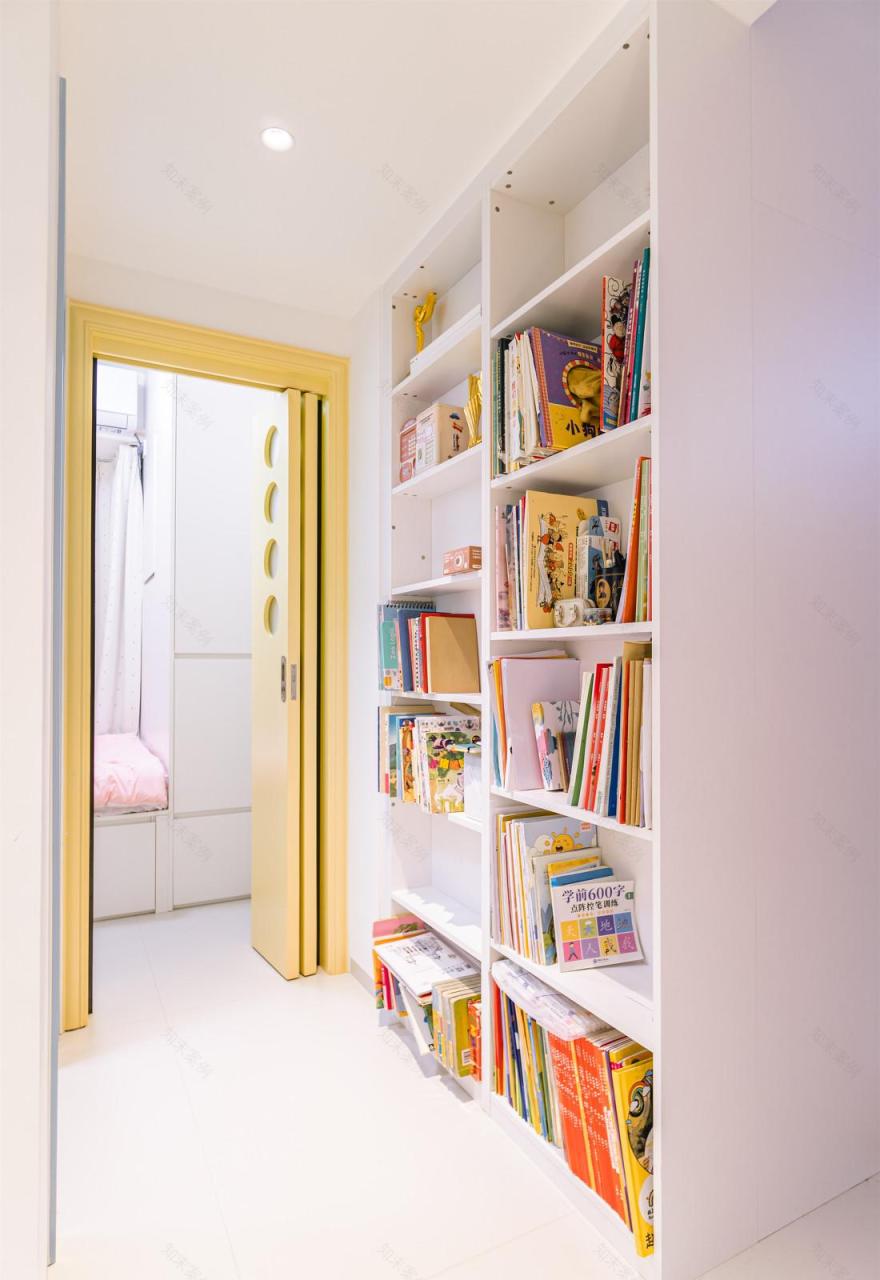 96㎡中古混搭风四居室装修-50