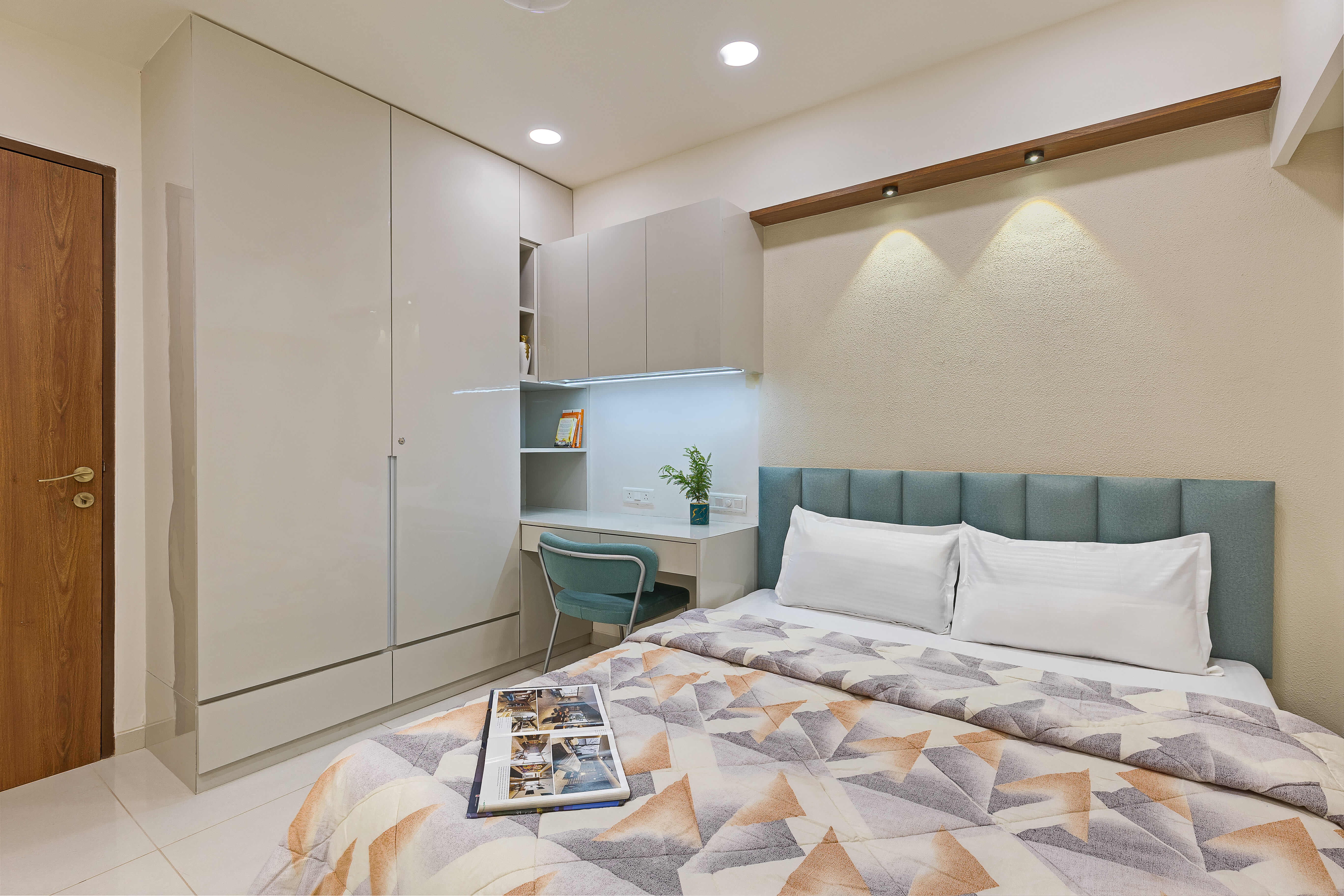 Olive Greens3BHK 标准交钥匙室内设计丨Montdor Interior-10