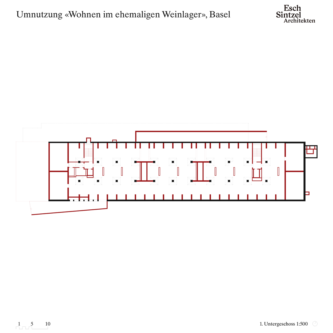 仓库新生：巴塞尔葡萄酒窖改造公寓 / Esch Sintzel Architekten-36