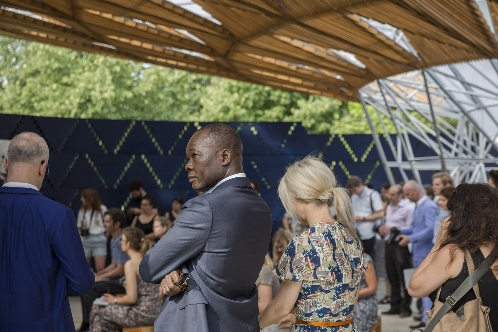 蛇形展厅2017，伦敦 / Kéré Architecture-74