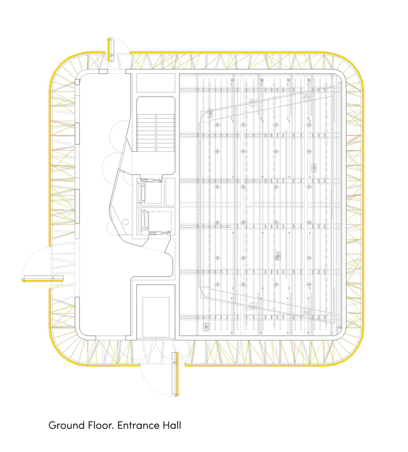 西班牙乡村大地上的悬浮会议中心-36