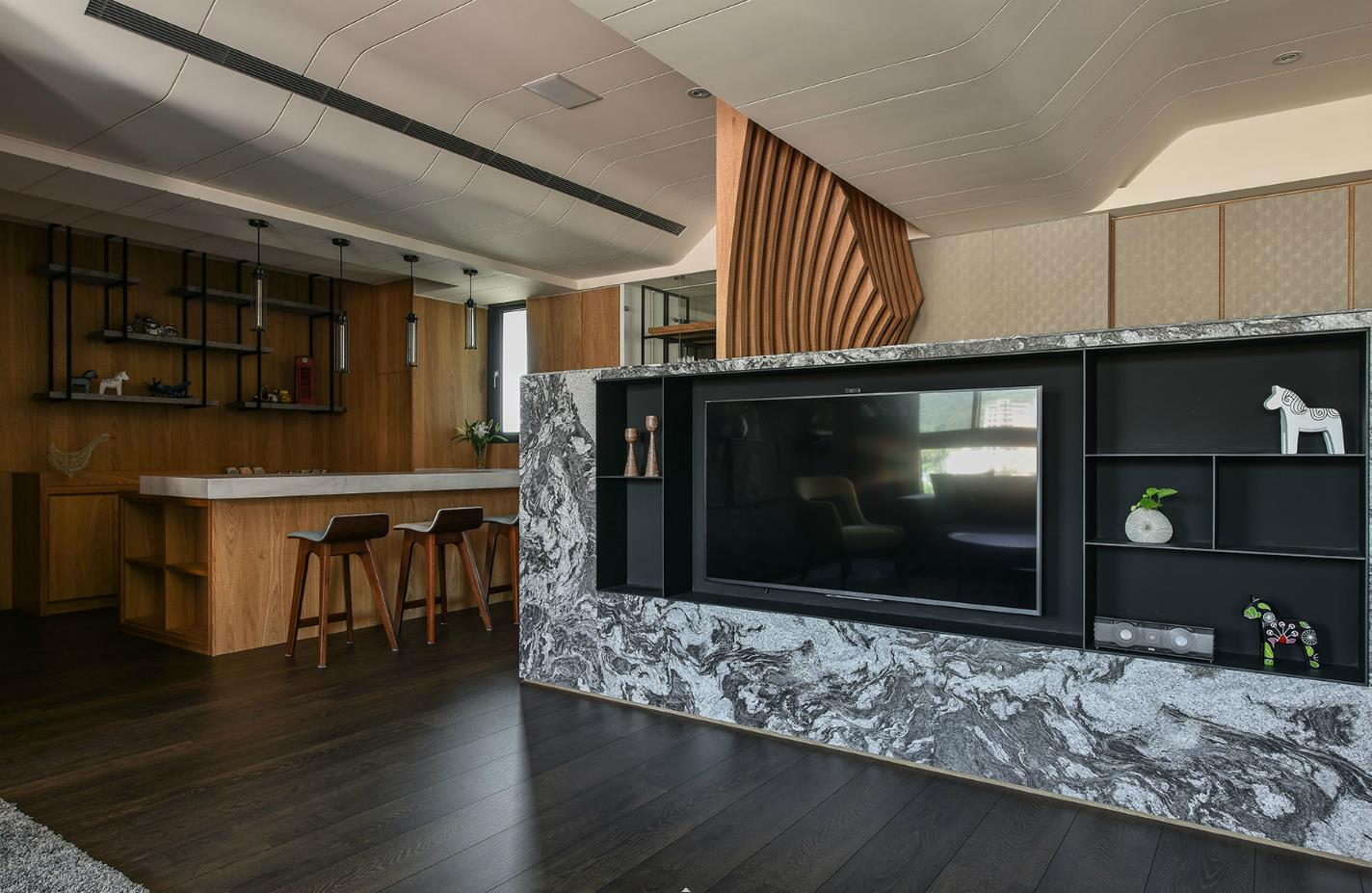 现代时尚住宅  彩韵设计-3