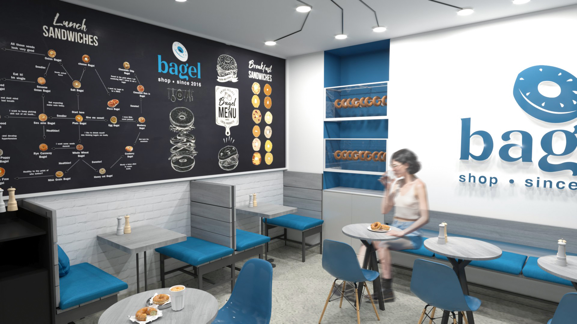 百吉饼店室内设计丨ArmeniaYerevan丨Anush Hambardzumyan-5