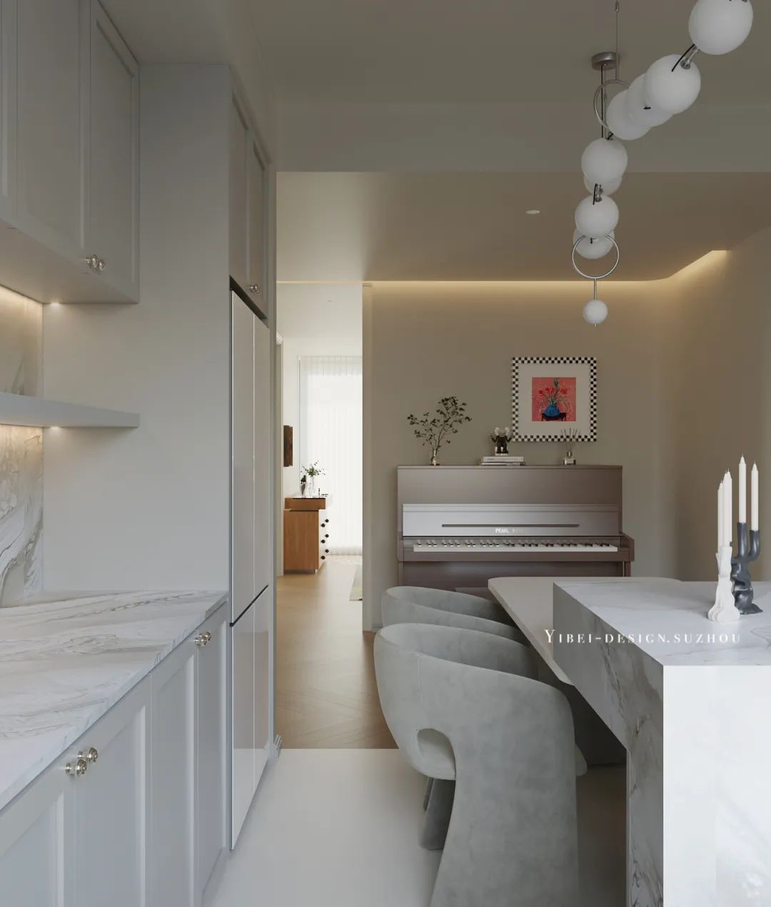 感知法式的美好 · 家装设计丨中国苏州丨YIBEI DESIGN-19