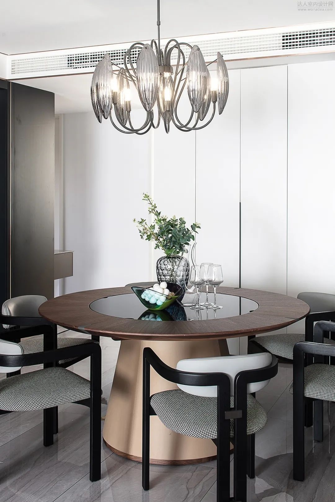 优雅时光 | 160㎡摩登私宅，艺术与生活的完美对话-26