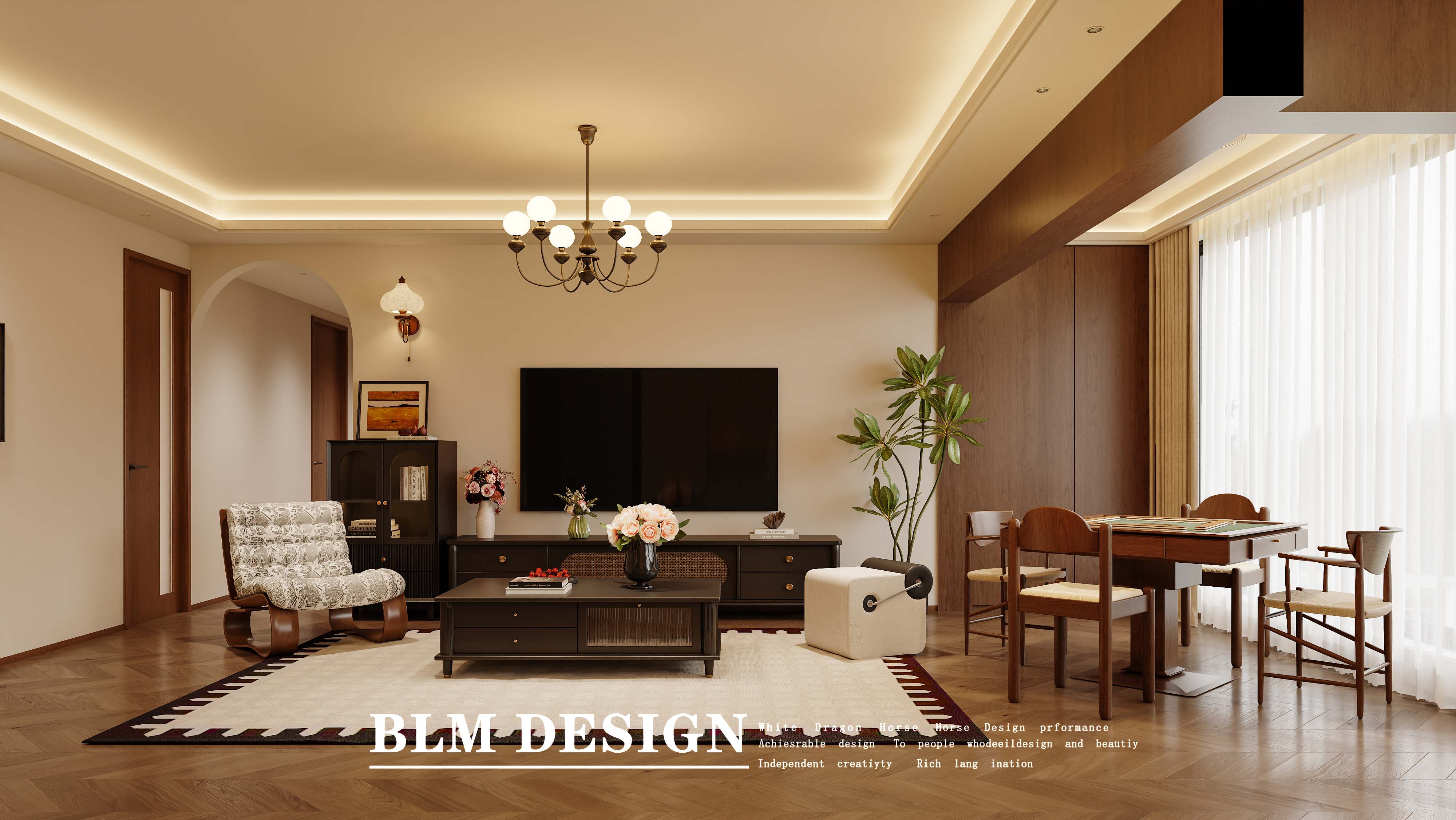 法式中古家装案例效果图-0