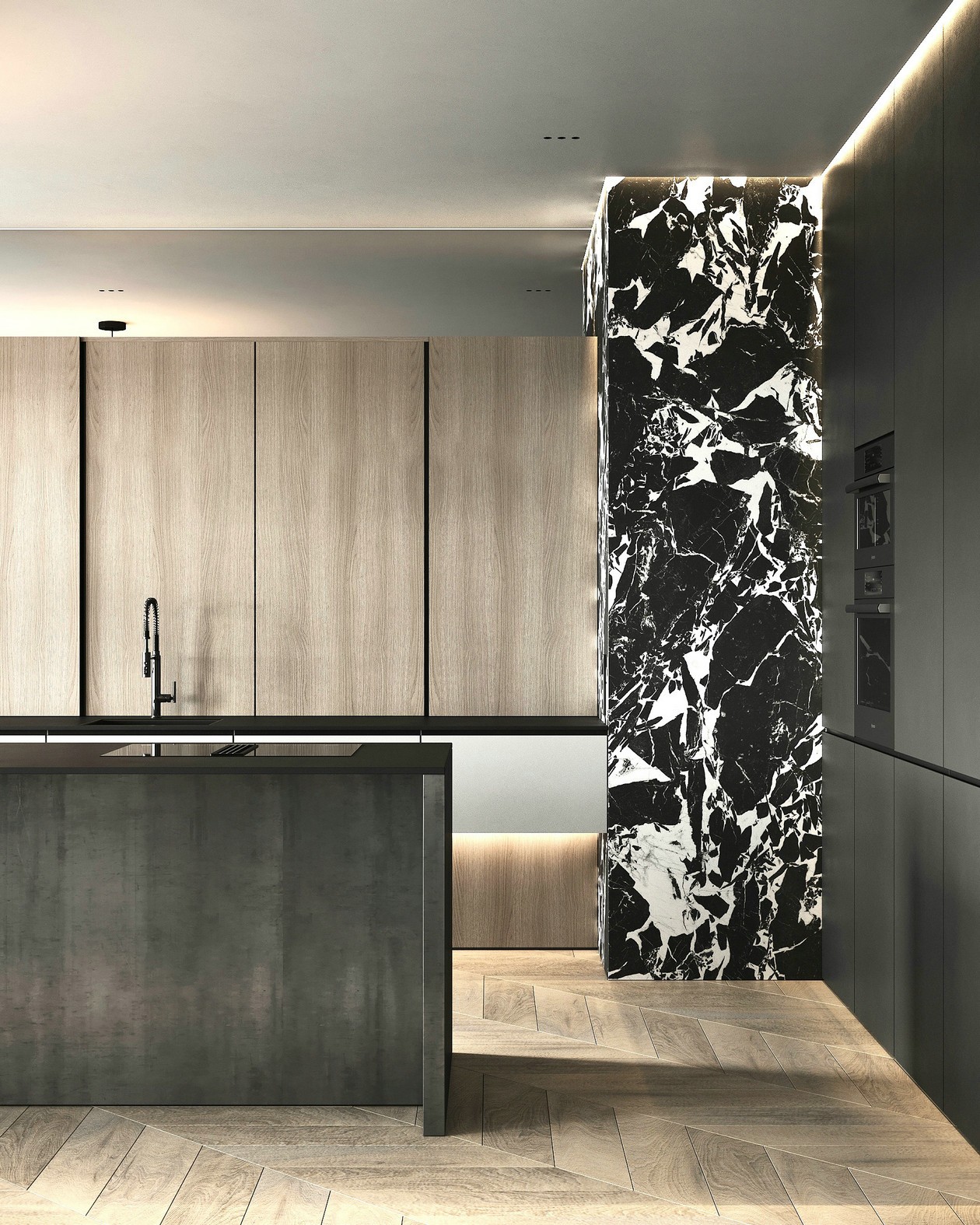 乌克兰高级色系公寓设计 超有品味！-6