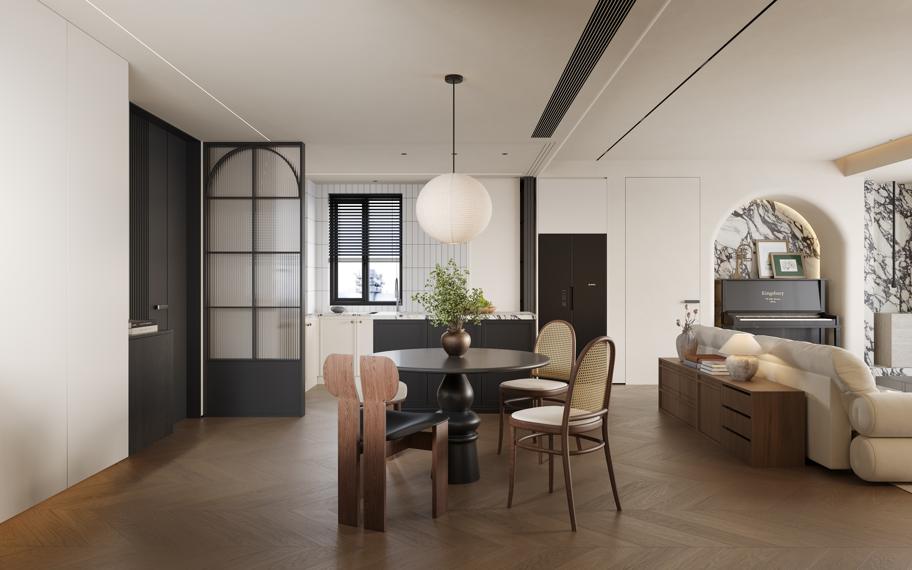 中古风餐厅渲染-6