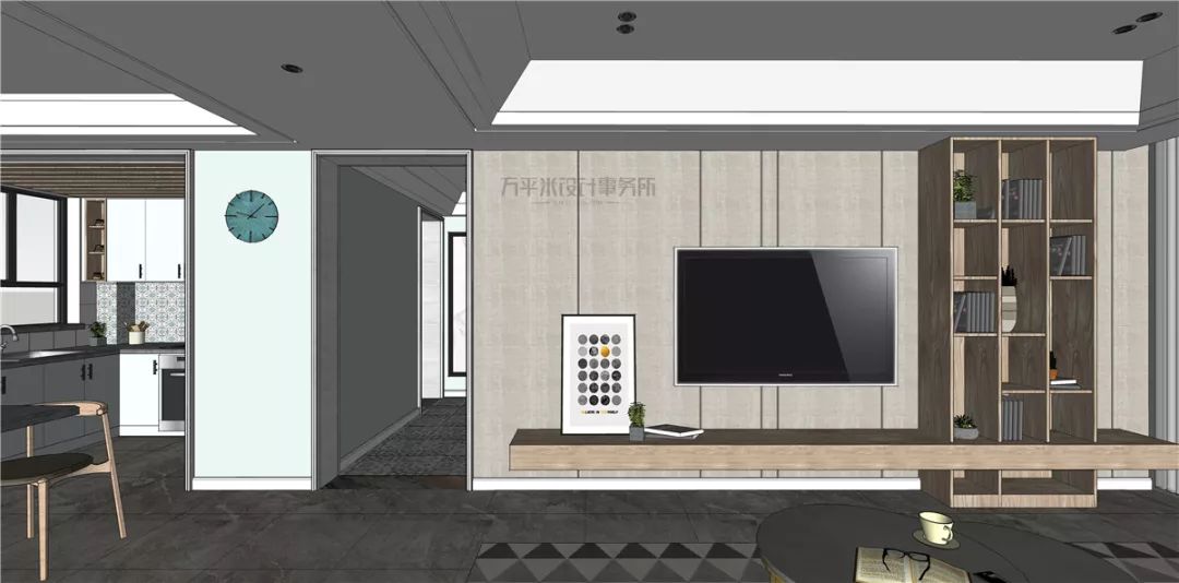 97 平现代女性公寓，紧凑空间变开阔-40